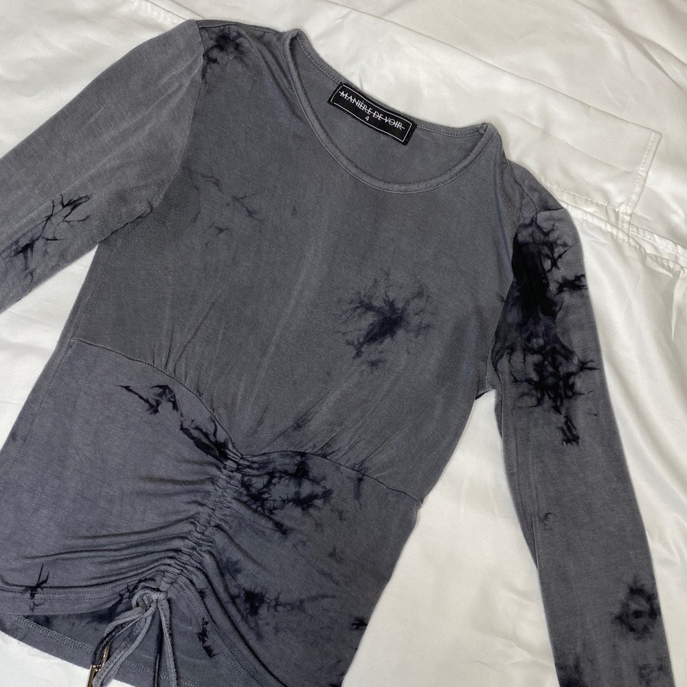 Ruched Tie Dye Top - Maniere de voir
